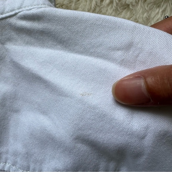 J. Crew Factory Top Button-Up Oxford Shirt in Signature Fit White 2X - Picture 8 of 12